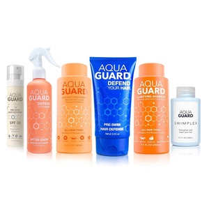image:imageAQUA GUARD Swimmers Essential Hair Protection Bundle  Prevents Chlorine Damage  Softens Hair While Swimming  Color Safe Leaves Hair Smelling Great  Made in CaliforniaSwim Hair Rescue Kit Pack of 6